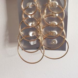 5 Sets of hoops! All sizes.